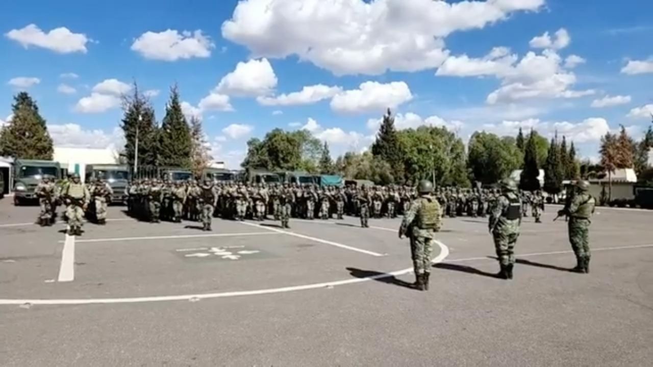Llegan 500 soldados a Zacatecas