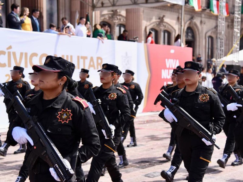 Equipan con armas más letales a policía de Nuevo León