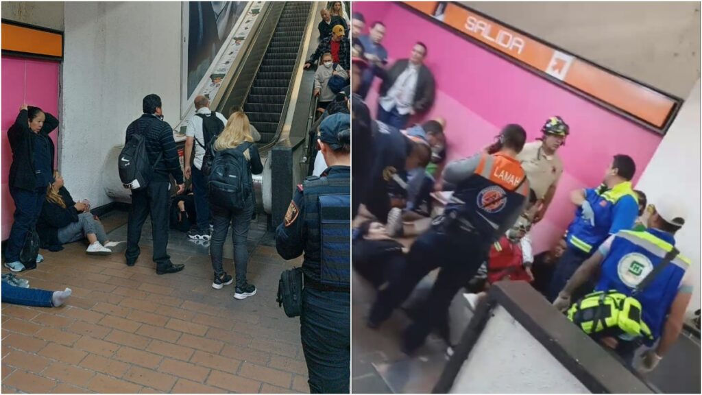Nuevo incidente en el Metro deja a 7 personas heridas: fue en la estación Polanco