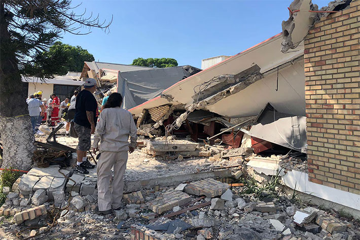 Suman 12 víctimas por derrumbe e Iglesia en Tamaulipas