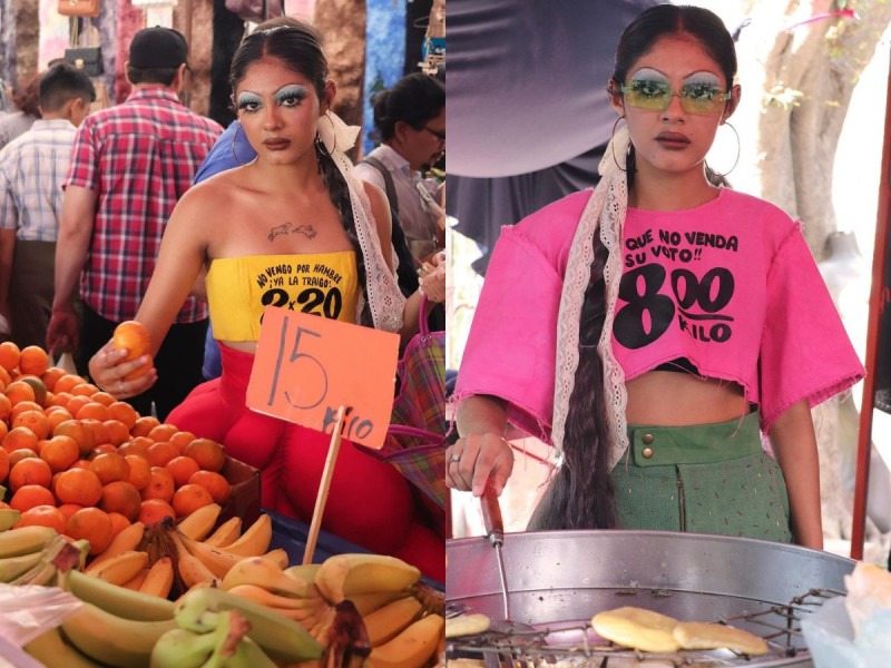 Diseñadora mexicana crea colección inspirada en tianguis
