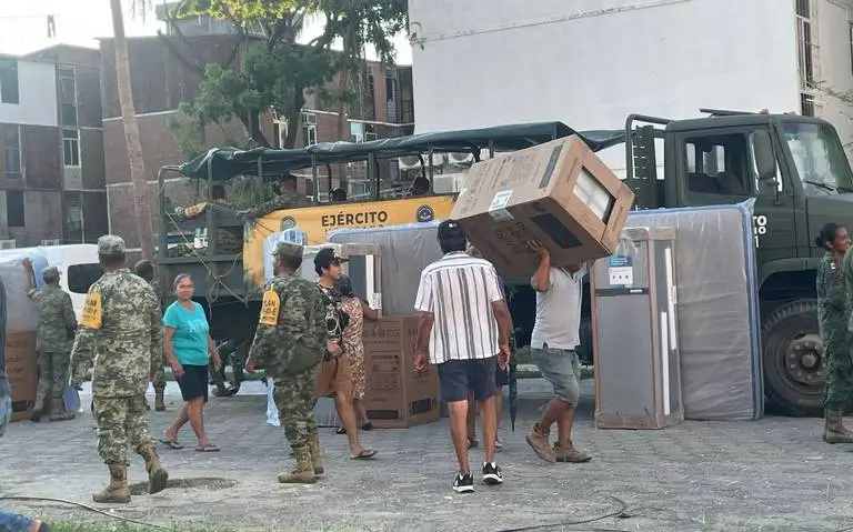 En febrero enseres para damnificados