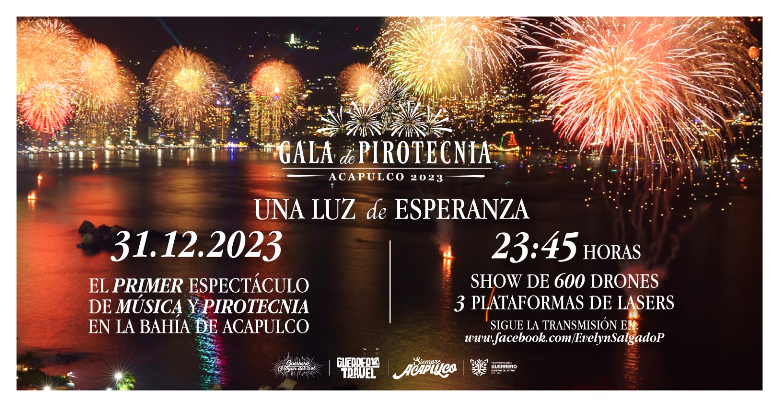 En vísperas del Año Nuevo, Acapulco se prepara para cautivar con una Gala Pirotécnica