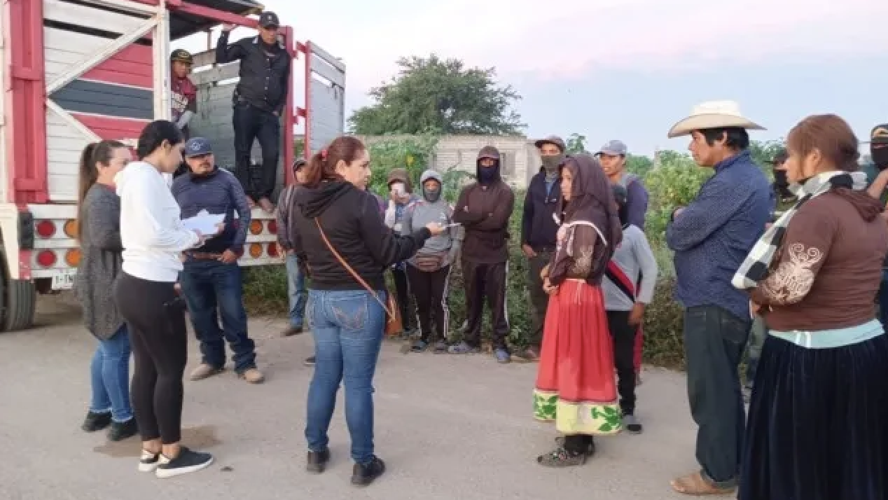 Autoridades estatales y municipales hicieron una inspección de todas las unidades que transportaban personal a los campos agrícolas de Sinaloa.
