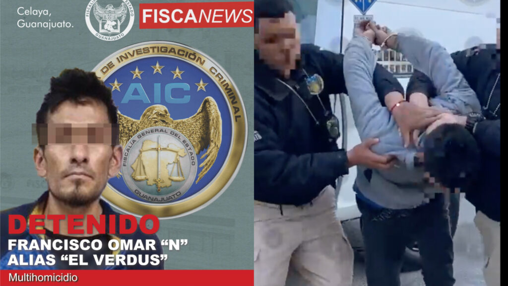 Este jueves autoridades de la Fiscalía de Guanajuato informaron sobre la detención de uno de los autores materiales de la masacre ocurrida contra los 5 estudiantes de Celaya el pasado 3 de diciembre.