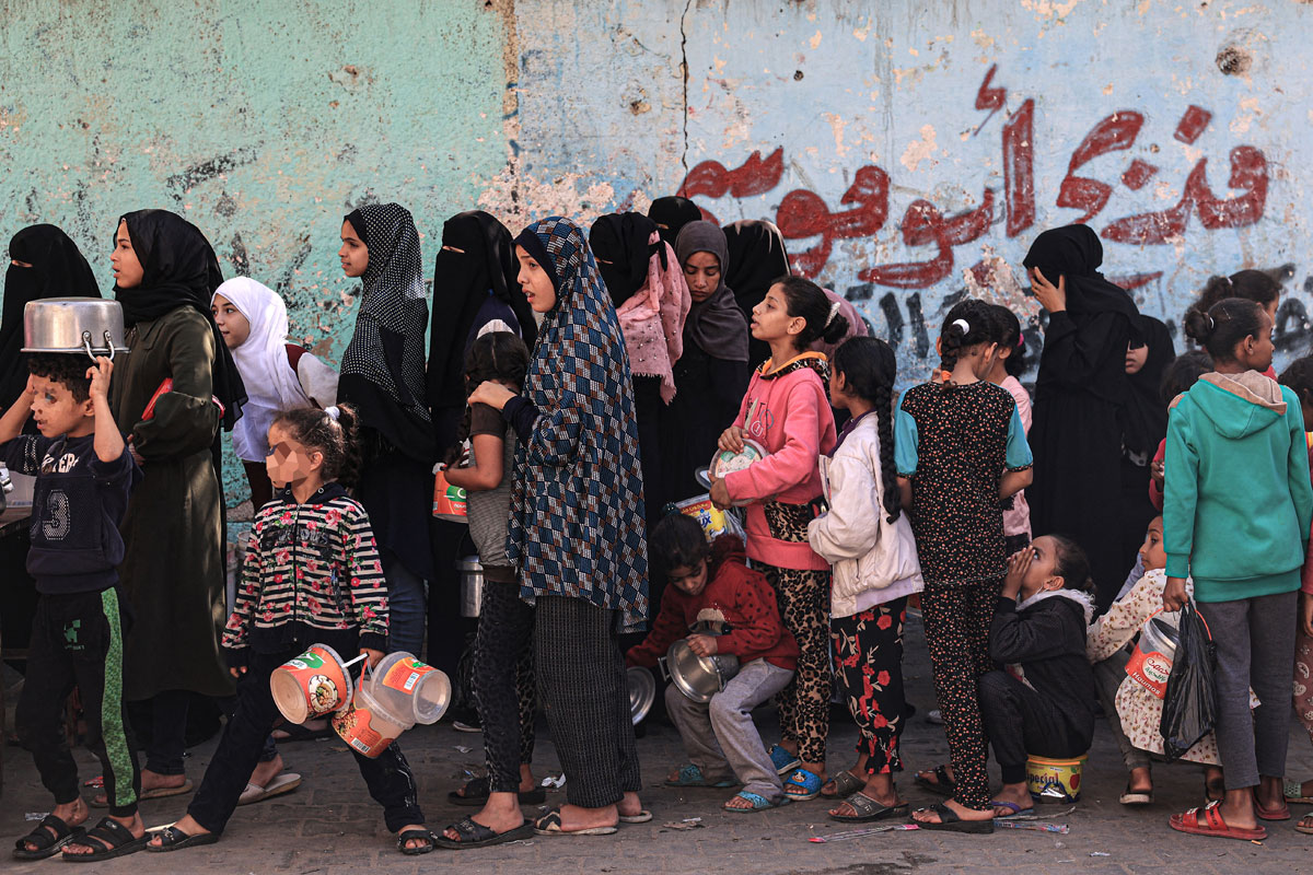 Gaza, en nivel de "catástrofe" humanitaria por hambruna