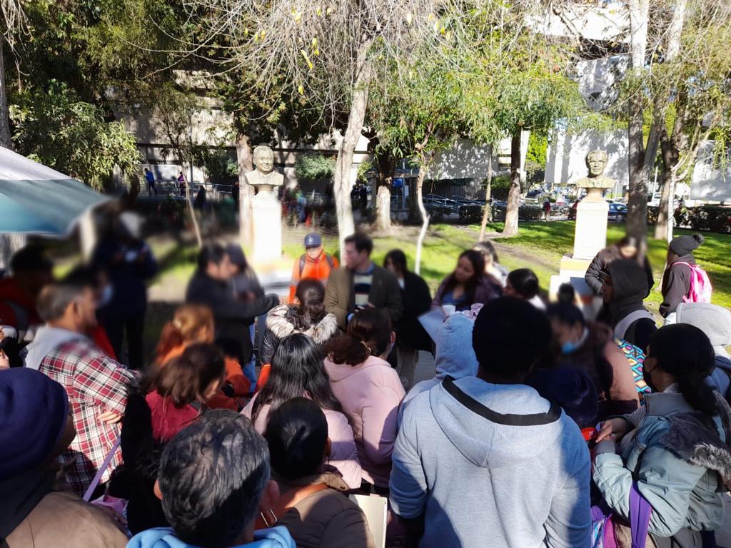 Llegó la navidad y la viven los niños y niñas migrantes que se encuentran en los diversos albergues de Tijuana, brincan, saltan y sueñan con una vida diferente.