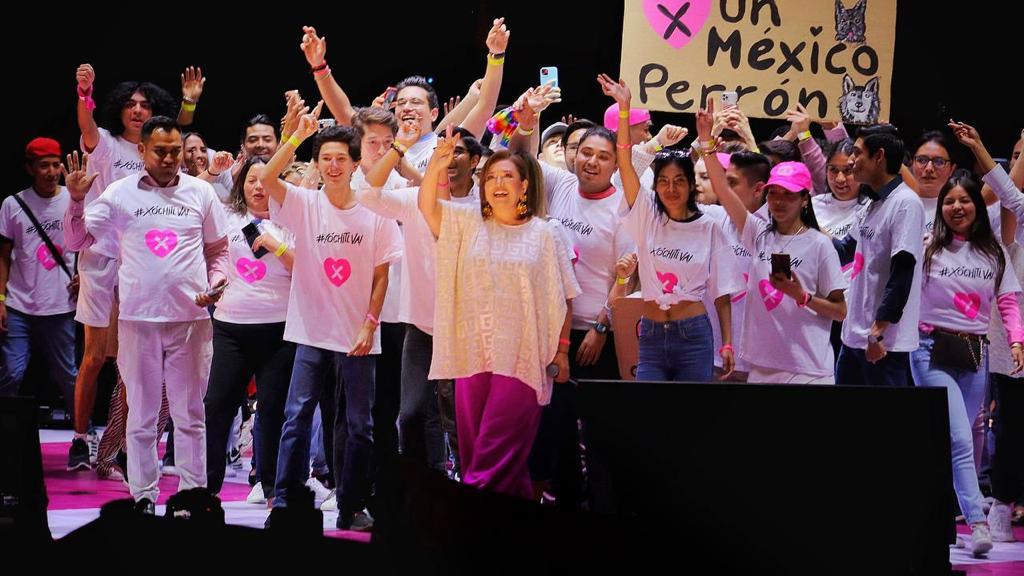 Cierre de precampaña de Xóchitl Gálvez Ruiz