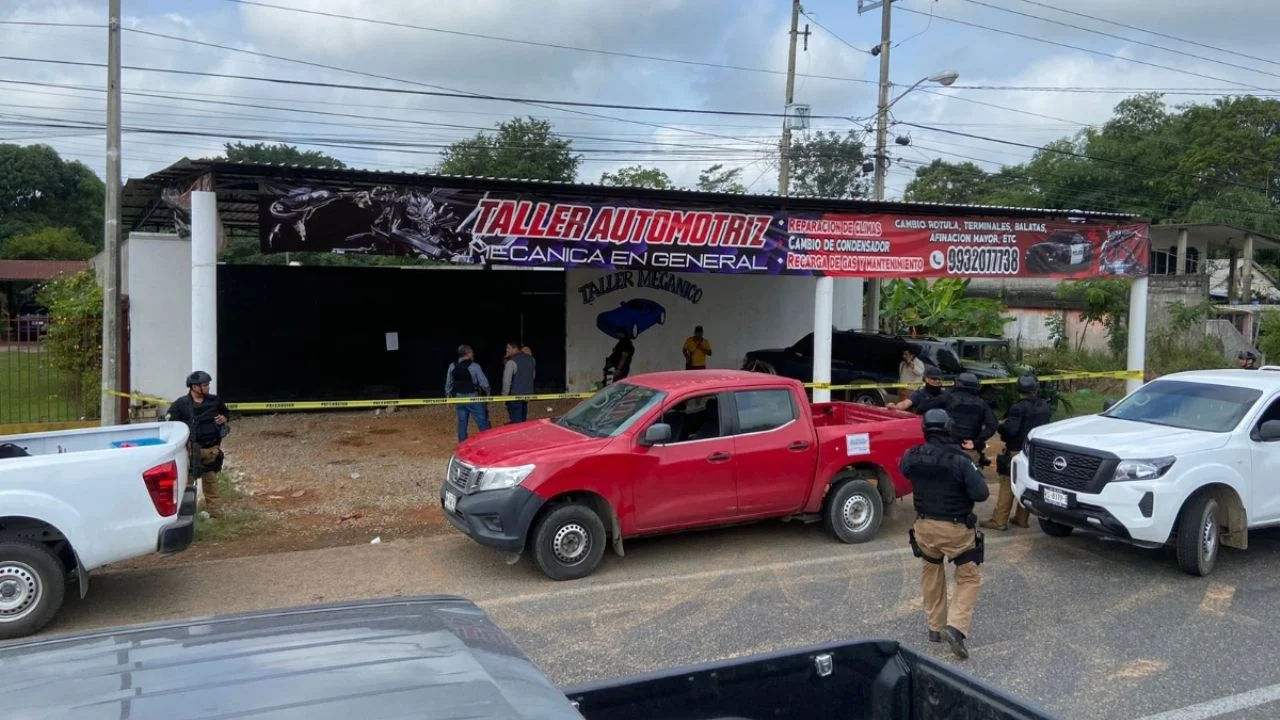 Desmantelan centro de monitoreo del crimen en Tabasco