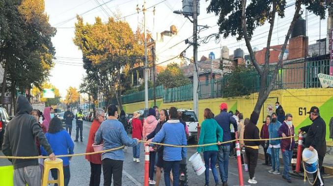Vecinos de Azcapotzalco y SACMEX entablaron diálogo