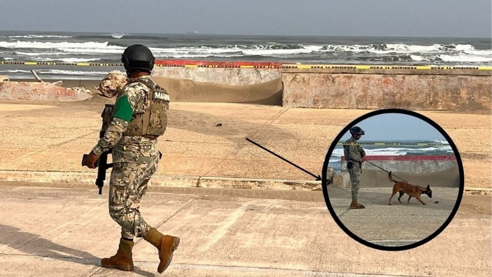 Un artefacto explosivo fue hallado, la mañana de este miércoles, sobre el pavimento del malecón costero de Coatzacoalcos, Veracruz.