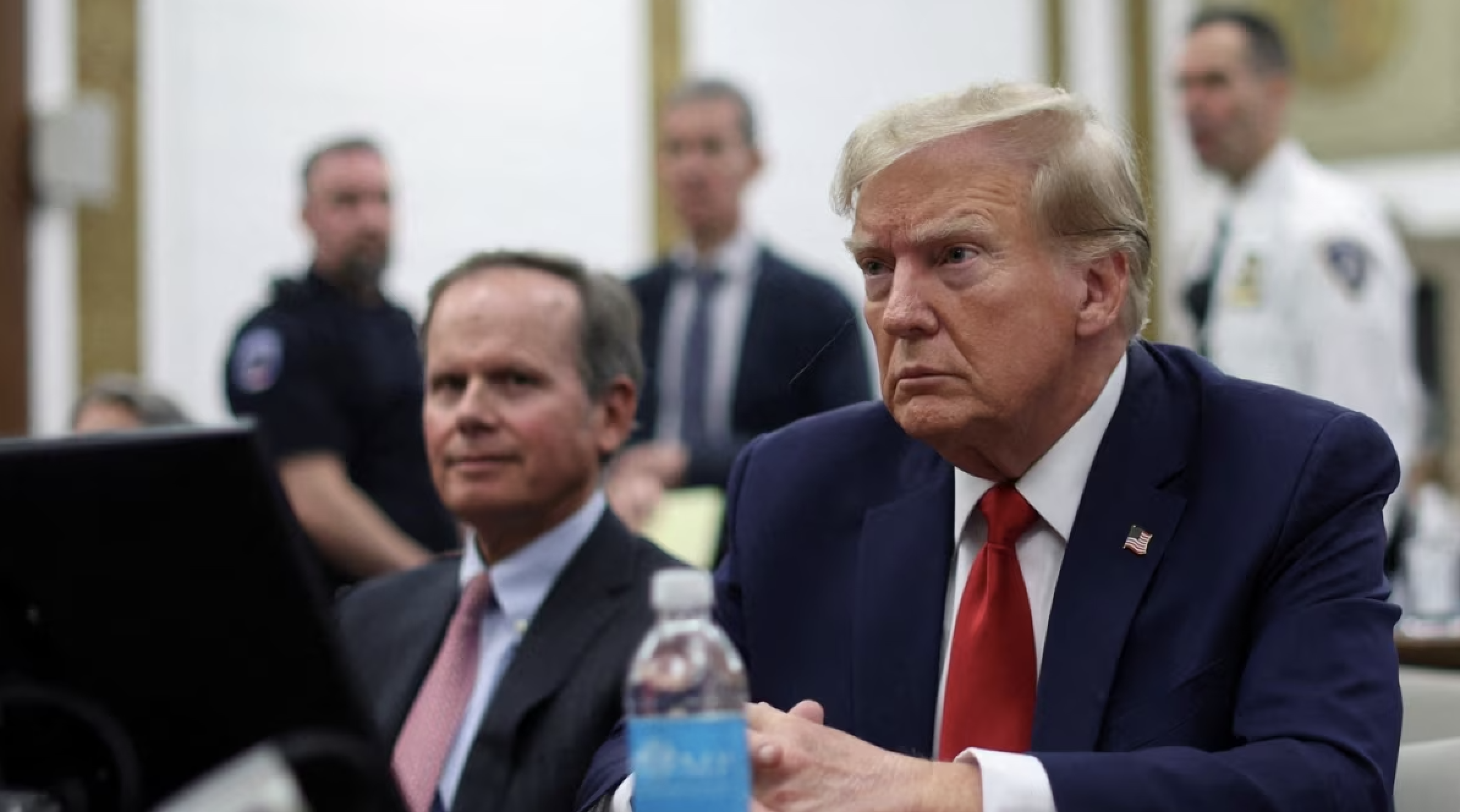 Donald Trump llegó este martes por la mañana a la corte federal de apelaciones de Washington que debe examinar su petición de inmunidad penal como expresidente.