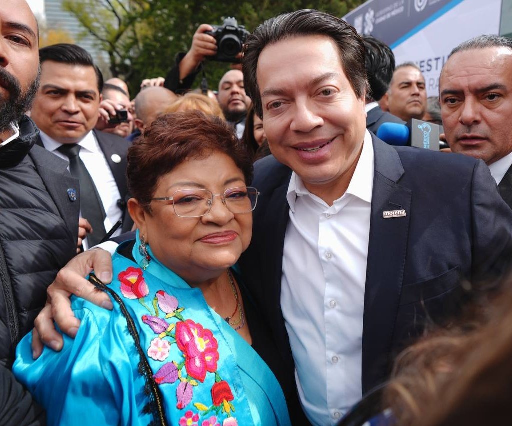 Tras la no ratificación de Ernestina Godoy, Mario Delgado dio su apoyo a la aún fiscal de la Capital, y afirmó que la oposición pretende seguir en la impunidad.