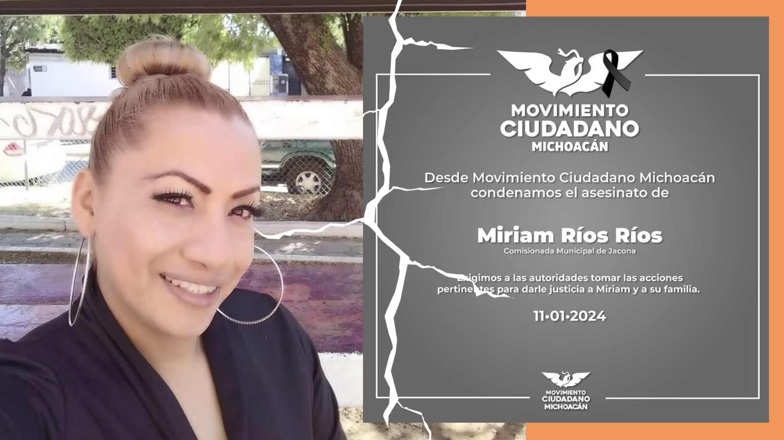 Miriam Ríos Ríos, comisionada municipal de Movimiento Ciudadano en Jacona, y coordinadora del colectivo LGBT, fue asesinada de varios balazos en Michoacán.
