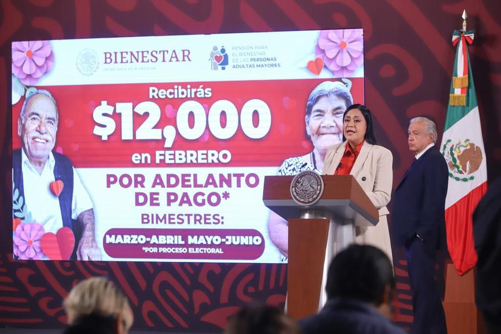 Un total de 12.1 millones de adultos mayores recibirán su pensión del bimestre marzo - abril y mayo - junio. Es decir, un monto de 12 mil pesos.