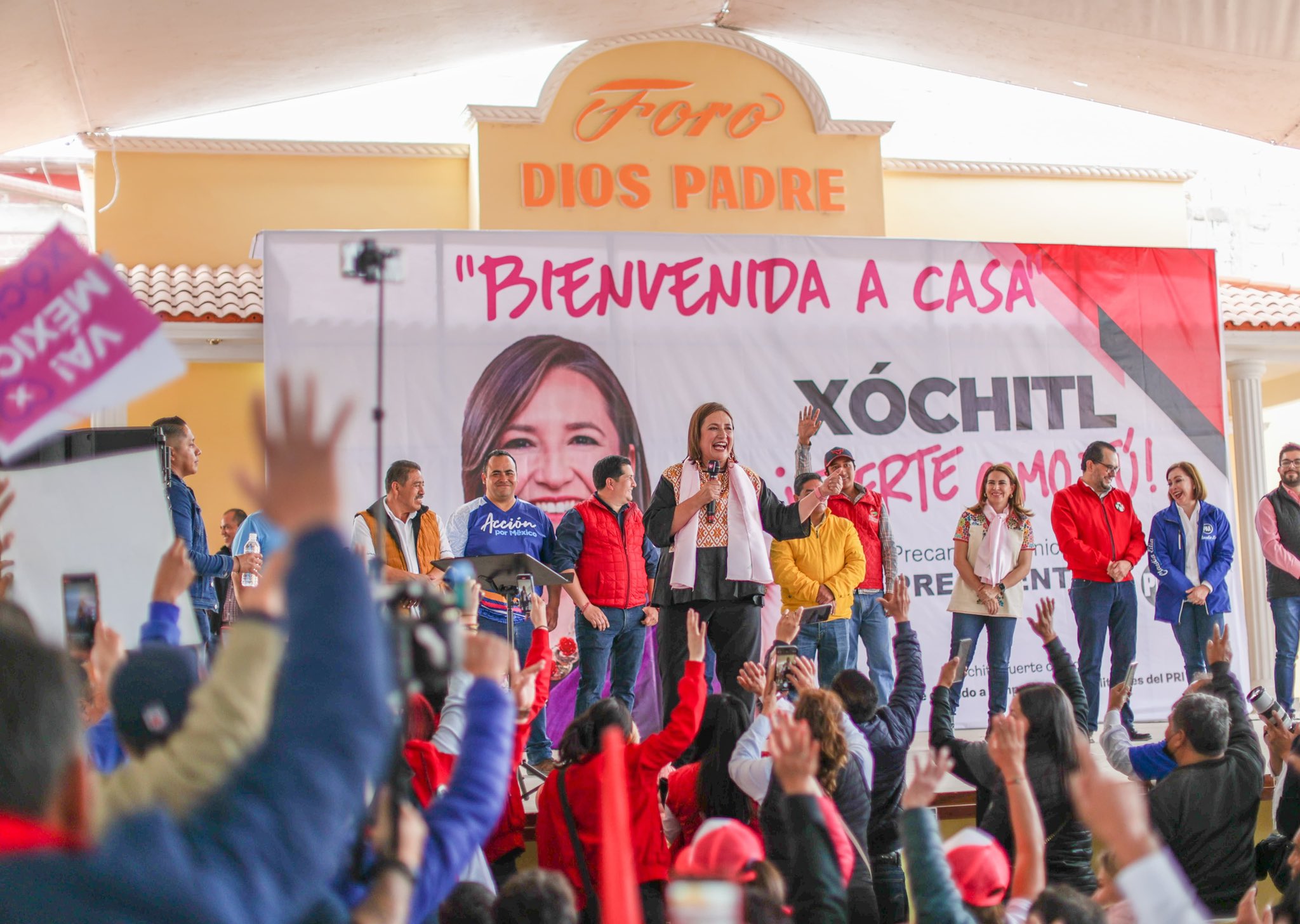 Durante su reciente gira por el estado de Hidalgo, la Guardia Nacional incrementó la protección de Xóchitl Gálvez.