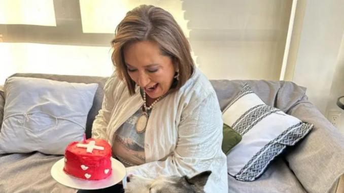 Xóchitl Gálvez celebra cumpleaños 61