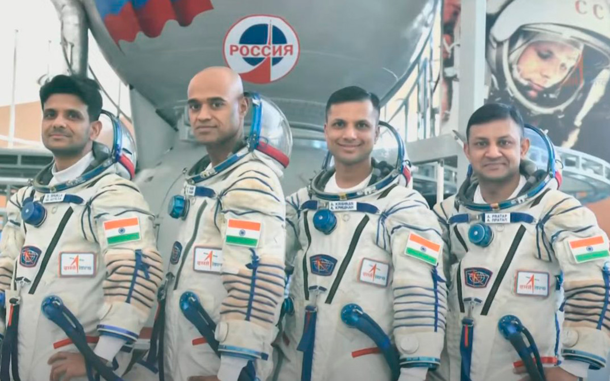 Esta es la primera misión espacial tripulada de India