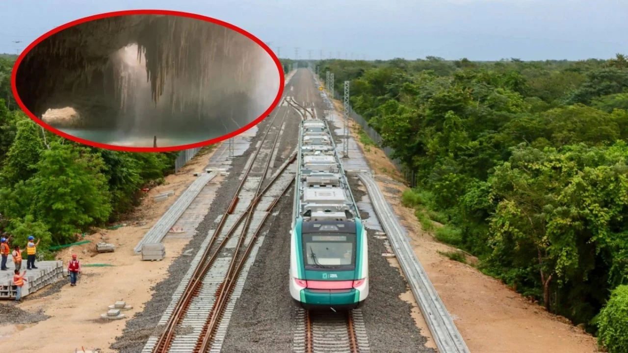 Exhiben corrosión en pilas de Tren Maya