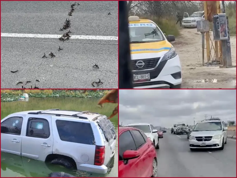 Narcobloqueos y balaceras en Reynosa