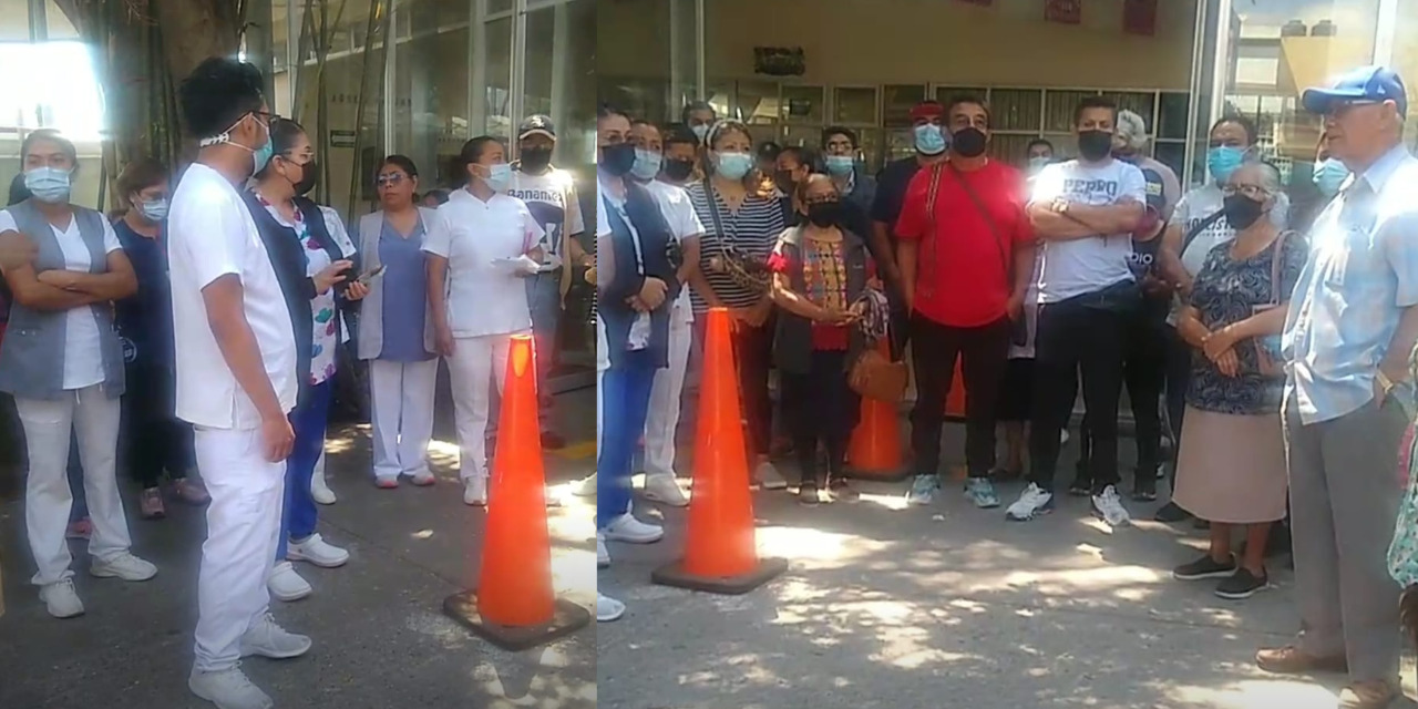 Protesta personal médico en Oaxaca