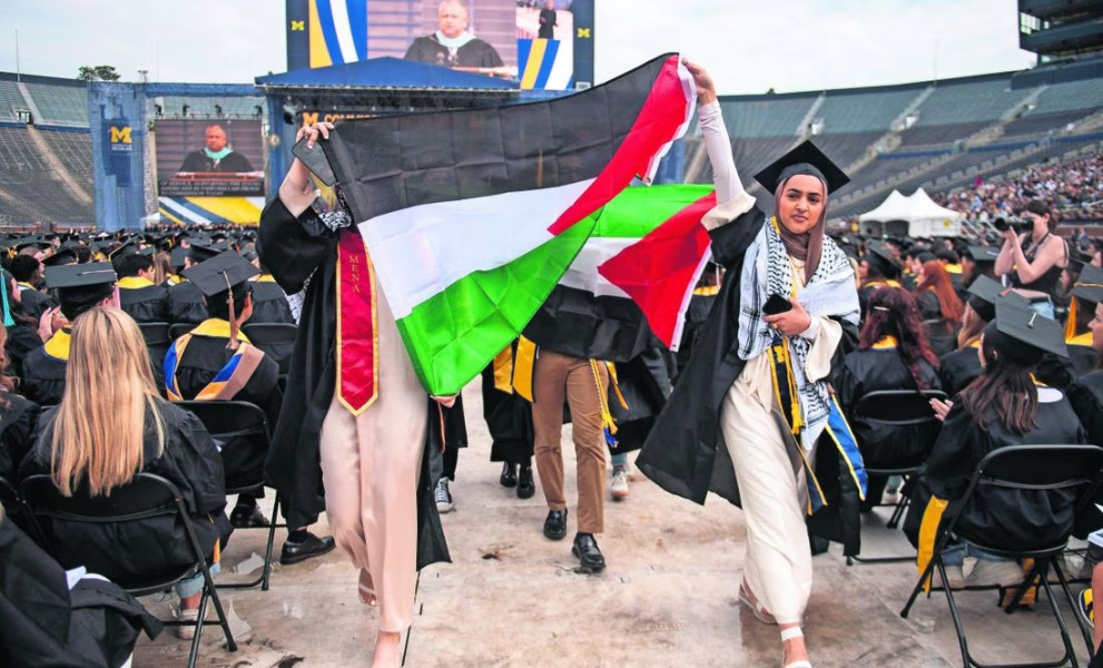Universidad de Columbia cancela ceremonia de graduación en medio de protestas por conflicto en Palestina"