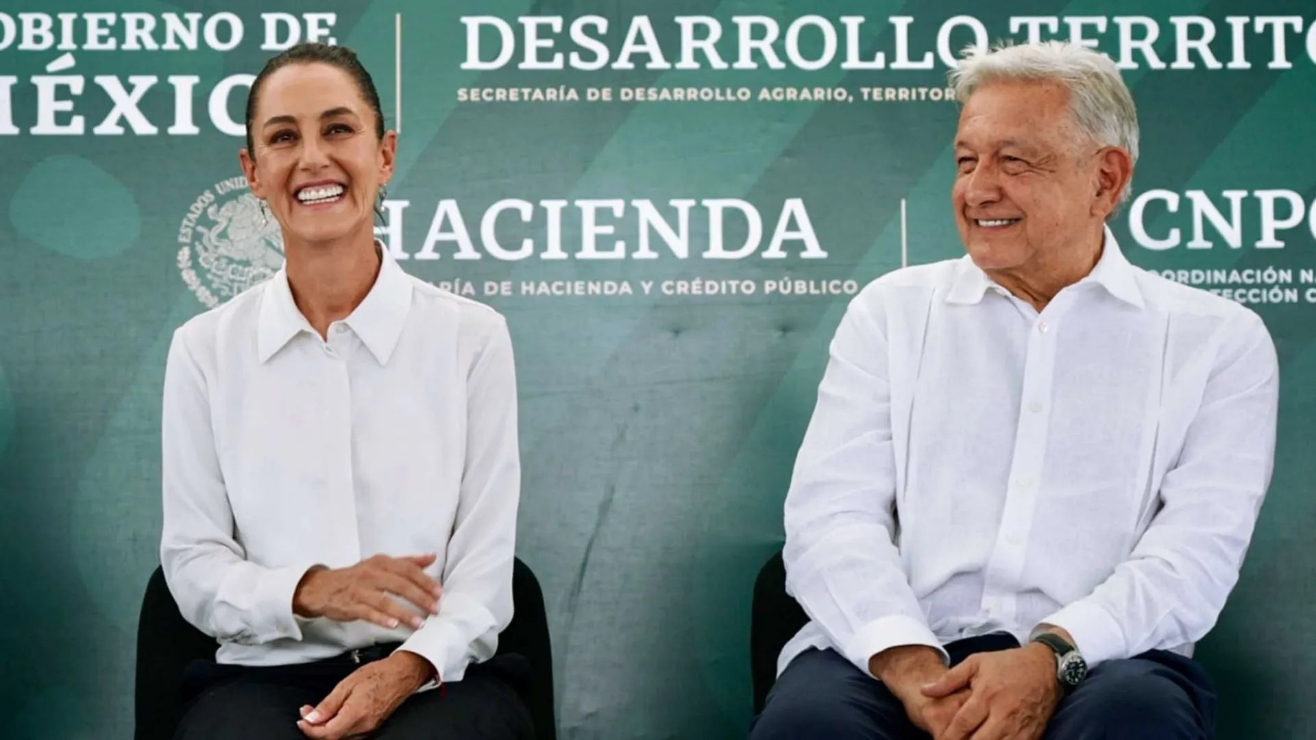 AMLO y Claudia Sheinbaum realizan exitosa gira por el norte del país