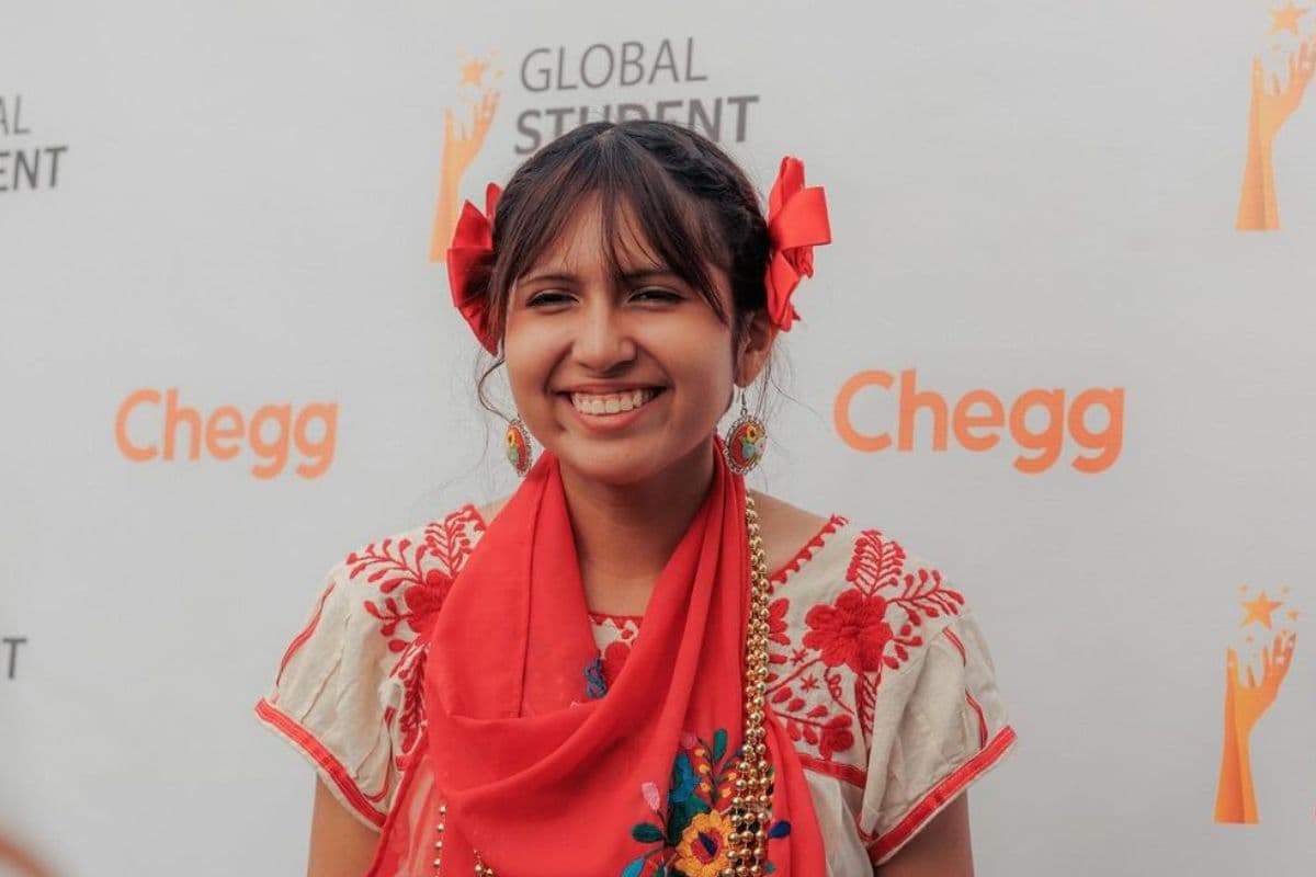 Ángela Olazarán Laureano gana el Chegg.org Global Student Prize 2024