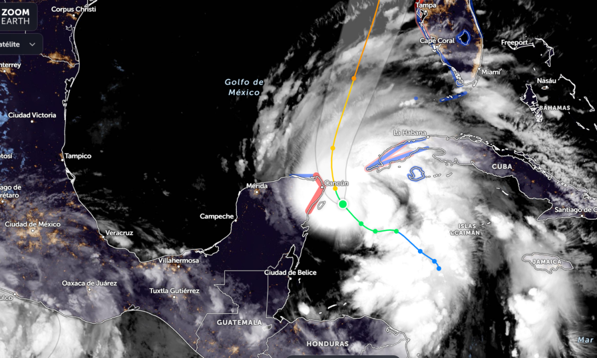 Huracán Helene afecta a Campeche, Yucatán y Quintana Roo