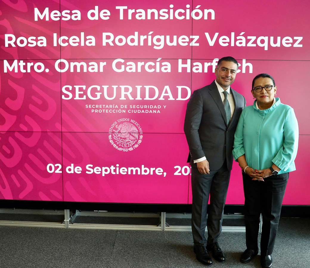 Rosa Icela Rodríguez y Omar García Harfuch inician proceso de transición en la SSPC