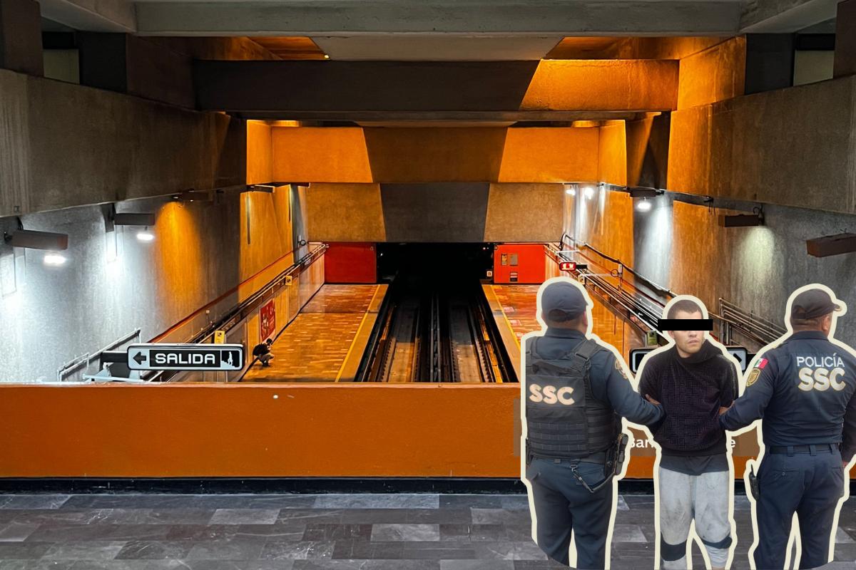 Agresor del Metro fue trasladado al Reclusorio Norte