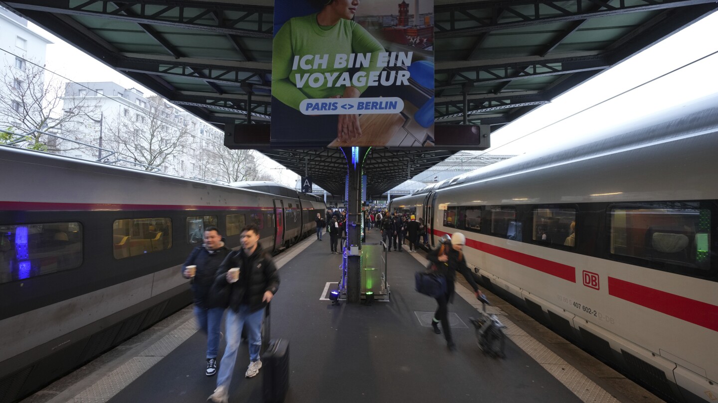 Por primera vez, tren de alta velocidad conecta París-Berlín