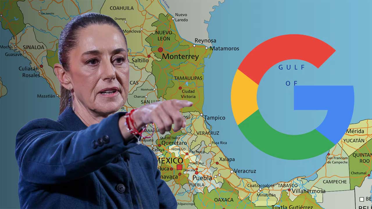 Claudia Sheinbaum enviará carta a Google por cambio de nombre del Golfo de México en Maps