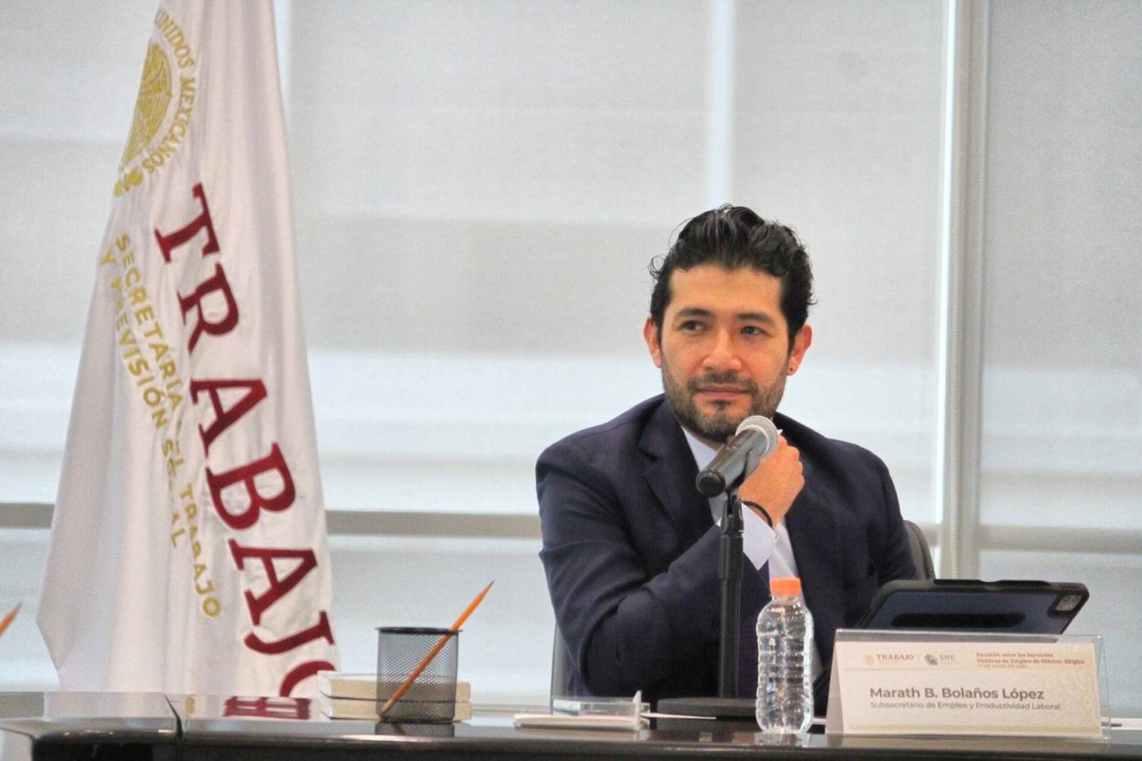 Marath Bolaños, Secretario del Trabajo